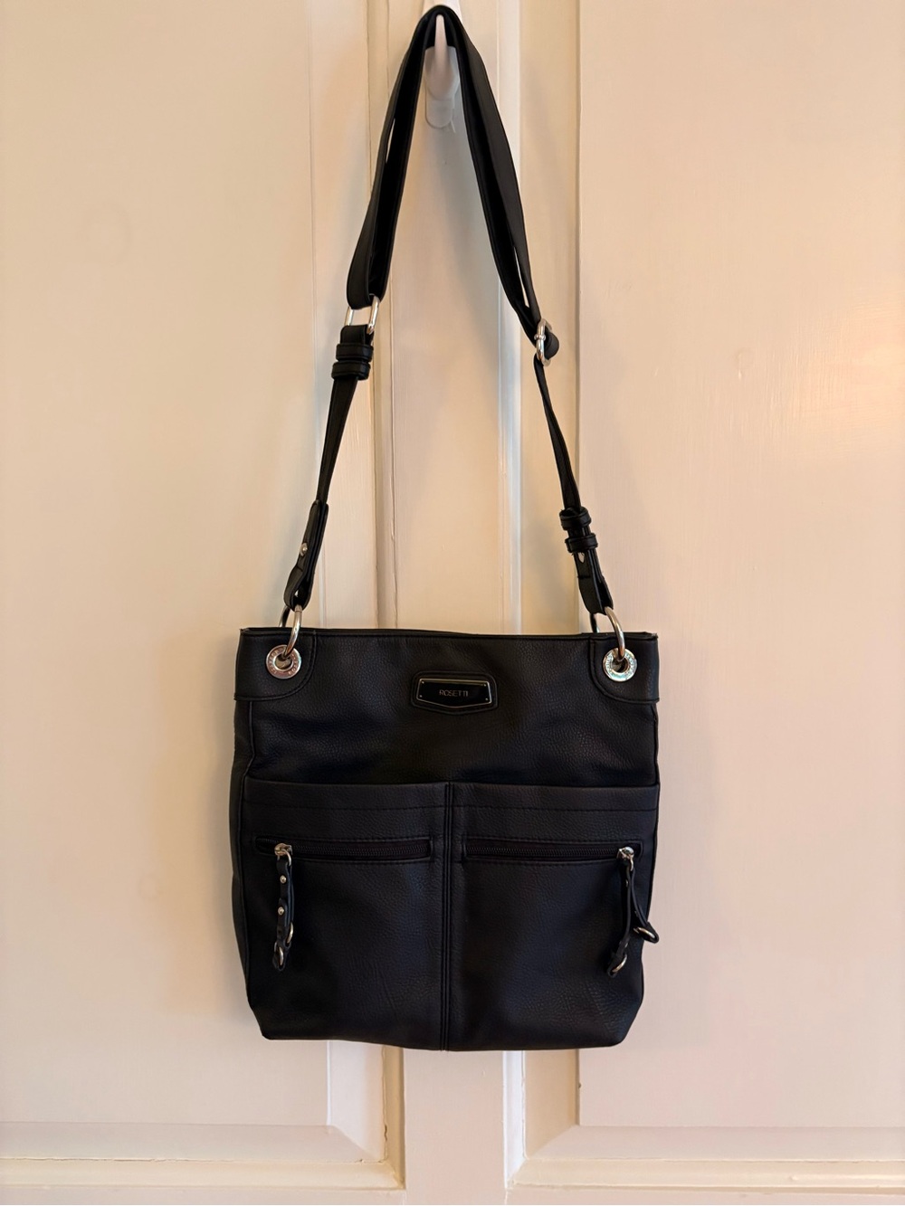 Rosetti Black Crossbody Shoulder Bag